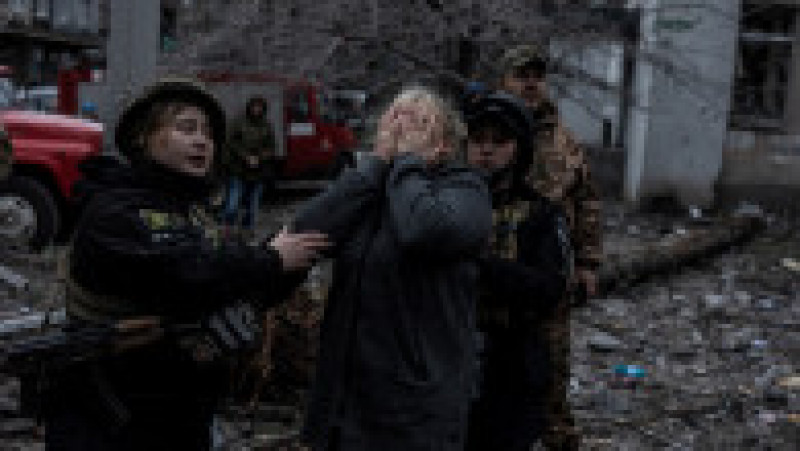 Nouă oameni au murit și 21 au fost răniți în bombardamentele rusești din Sloviansk. Foto: Profimedia Images | Poza 6 din 8