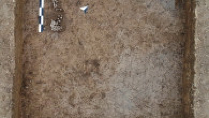 Arheologii au săpat o casetă în care au găsit 599 de denari romani, din argint. Sursa foto: Complexul Muzeal Arad | Poza 2 din 3