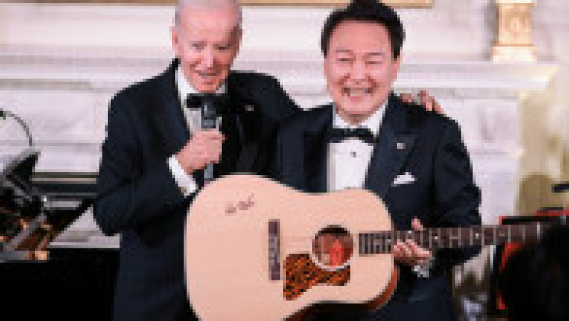 Președintele sud-coreean i-a cântat „American Pie” lui Joe Biden. Foto: Profimeda | Poza 7 din 7