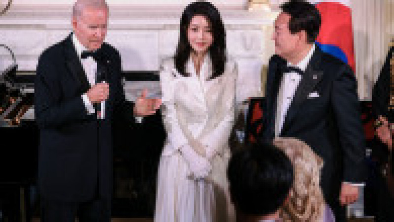 Președintele sud-coreean i-a cântat „American Pie” lui Joe Biden. Foto: Profimeda | Poza 4 din 7