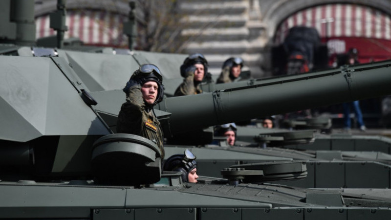 Modelul T-14 Armata este cel mai modern tanc din dotarea armatei ruse. Sursa foto: Profimedia Images