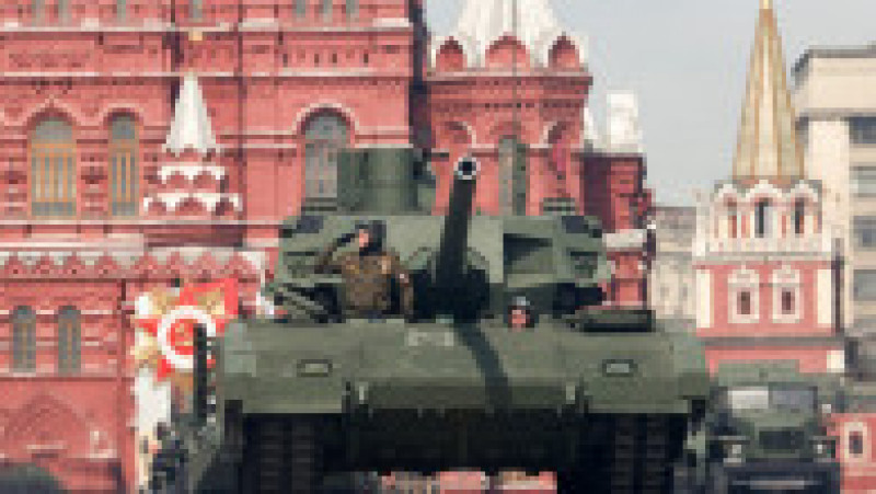 Modelul T-14 Armata este cel mai modern tanc din dotarea armatei ruse. Sursa foto: Profimedia Images | Poza 10 din 20
