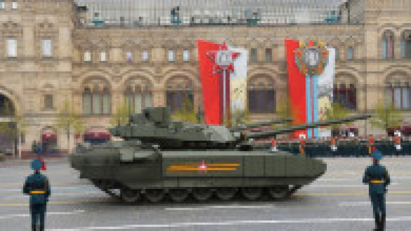 Modelul T-14 Armata este cel mai modern tanc din dotarea armatei ruse. Sursa foto: Profimedia Images | Poza 19 din 20