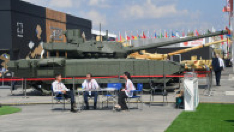 Modelul T-14 Armata este considerat cel mai modern tanc din dotarea armatei ruse. Sursa foto: Profimedia Images | Poza 20 din 20