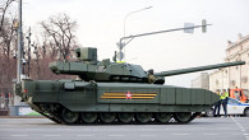 Modelul T-14 Armata este cel mai modern tanc din dotarea armatei ruse. Sursa foto: Profimedia Images | Poza 17 din 20