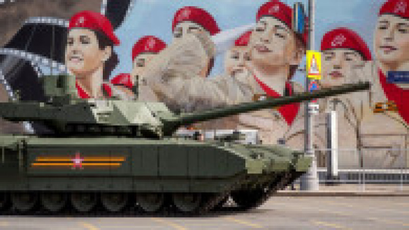 Modelul T-14 Armata este considerat cel mai modern tanc din dotarea armatei ruse. Sursa foto: Profimedia Images | Poza 15 din 20