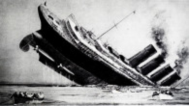 108 ani de când Germania a scufundat nava Lusitania, provocând moartea a 1200 de oameni și atrăgând SUA în Primul Război Mondial. Sursa foto Profimedia Images | Poza 19 din 32