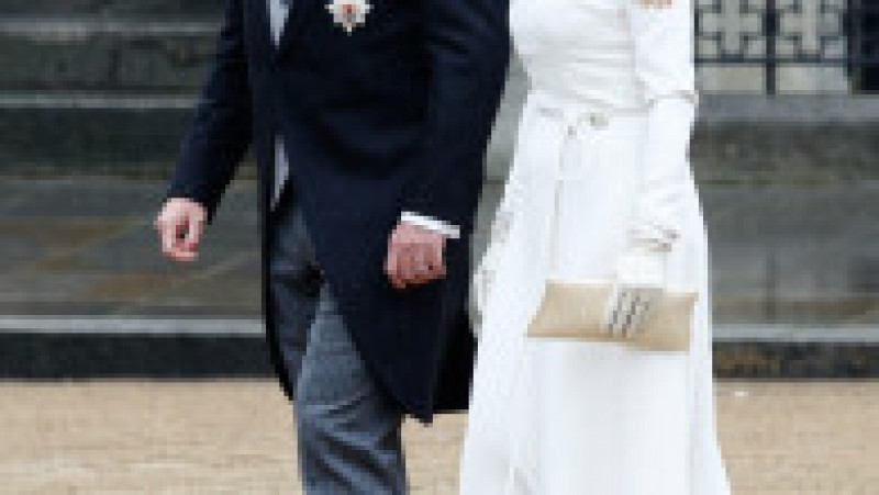 Regele Willem-Alexander al Țărilor de Jos, cu soția, Regina Maxima, la ceremonia de încoronare a regelui Charles. FOTO: Profimedia Images | Poza 12 din 20