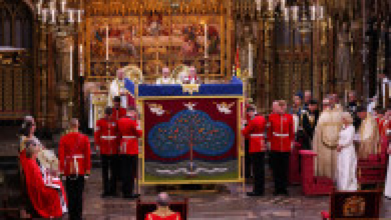 Regele Charles al III-lea şi regina consoartă Camilla sunt la Westminster Abbey, unde are loc ceremonia de încoronare.. FOTO Profimedia Images | Poza 10 din 11