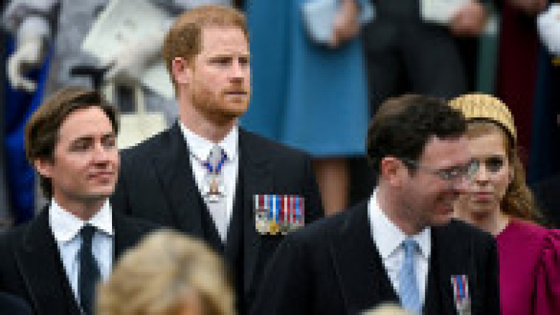 Prințul Harry a fost ținut la distanță în timpul ceremoniei de încoronare a regelui Charles al III-lea. Foto: Profimedia | Poza 2 din 8