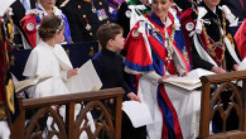 Prințul Louis (5 ani) a fost atracția ceremoniei de încoronare a regelui Charles al III-lea. Foto: Profimedia | Poza 8 din 15