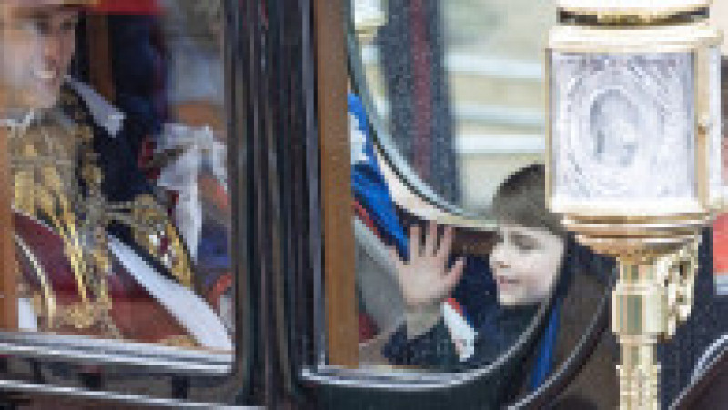 Prințul Louis (5 ani) a fost atracția ceremoniei de încoronare a regelui Charles al III-lea. Foto: Profimedia | Poza 10 din 15
