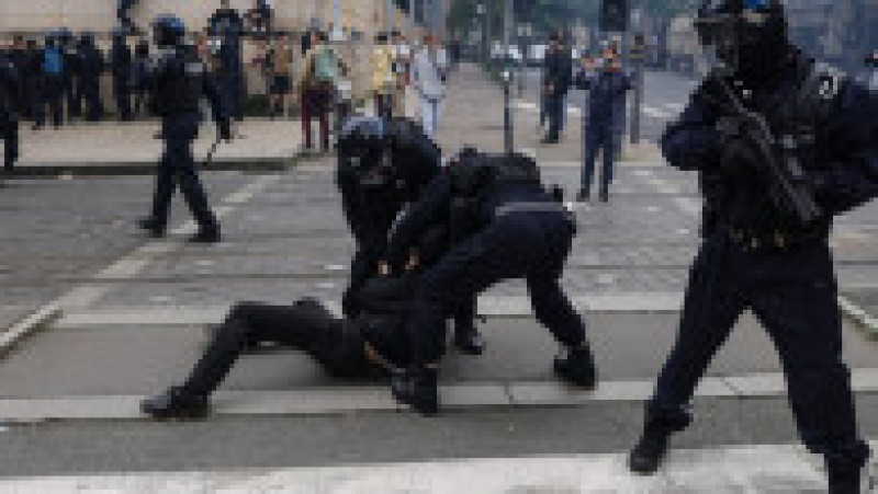 Noi proteste violente în Franța FOTO: Profimedia Images | Poza 18 din 18
