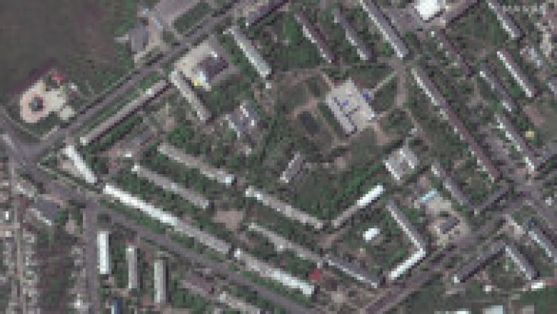 Imaginile din satelit arată distrugerile provocate într-un an de zile de bombardamentele rusești în Bahmut. Foto: Profimedia Images | Poza 6 din 9
