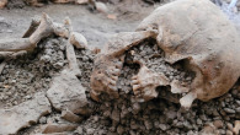 Arheologii au descoperit în Pompei rămăşiţele altor două victime ale erupţiei vulcanice devastatoare. FOTO: Profimedia Images | Poza 2 din 5