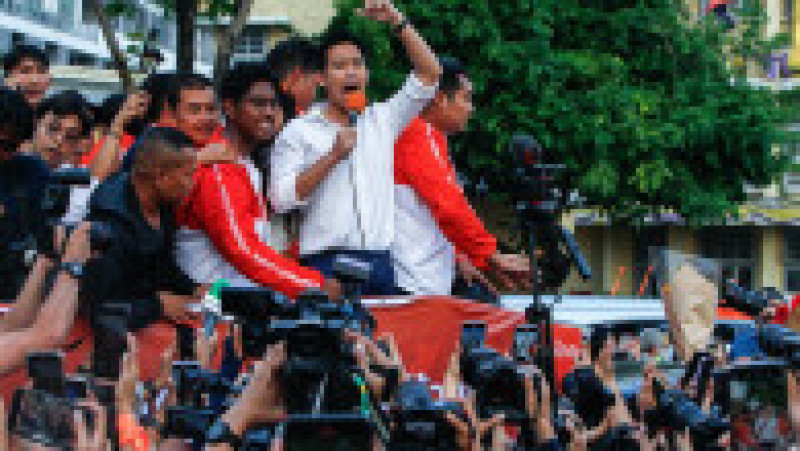  Pita Limjaroenrat, liderul partidului Move Forward, are șanse foarte mari să devină prim ministru Thailandei după alegerile legislative din 14 mai FOTO: Profimedia Images | Poza 18 din 18