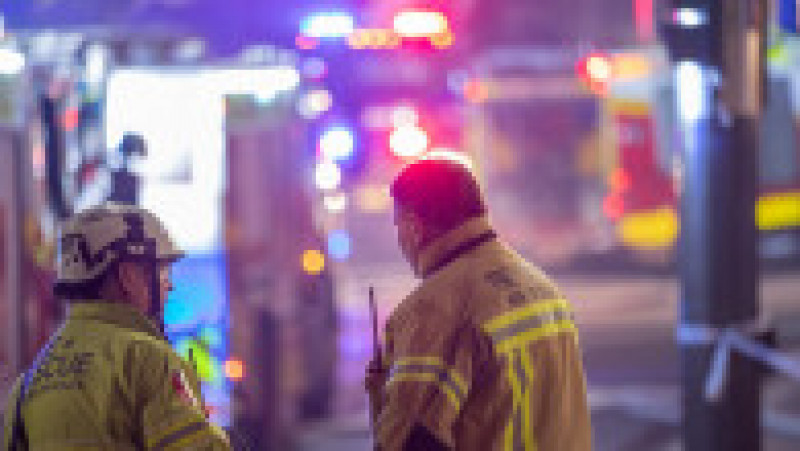 Doi băieți de 13 ani au pornit un incendiu uriaș care a mistuit o clădire istorică cu șapte etaje din Sydney. Sursa foto: Profimedia Images | Poza 17 din 19