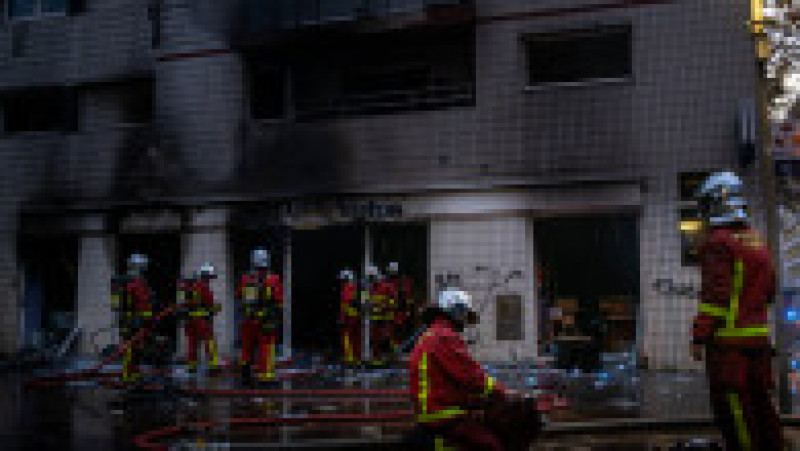 Clădire după incendiu în Nanterre FOTO: Profimedia | Poza 6 din 20