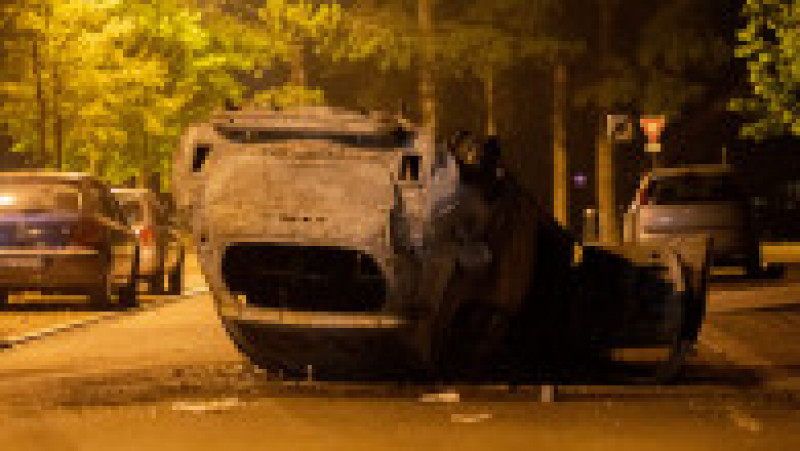  Mașină incendiată în Nantes FOTO: Profimedia | Poza 2 din 20