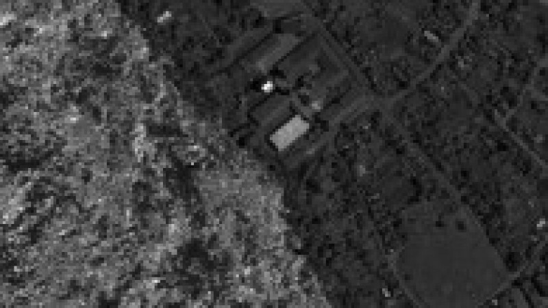 Imagini din satelit cu localități din apropierea barajului Nova Kahovka înainte și după distrugerea barajului. Foto: Profimedia Images | Poza 11 din 12