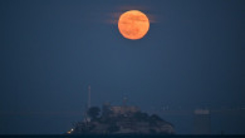 Luna Căpșună, un fenomen astronomic inedit, luminează cerul nopții în acest weekend. FOTO: Profimedia Images | Poza 7 din 7