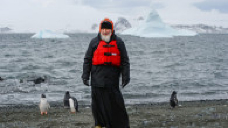 Imagine de la vizita Patriarhului Kiril în Antarctica. Foto: Profimedia Images | Poza 16 din 19