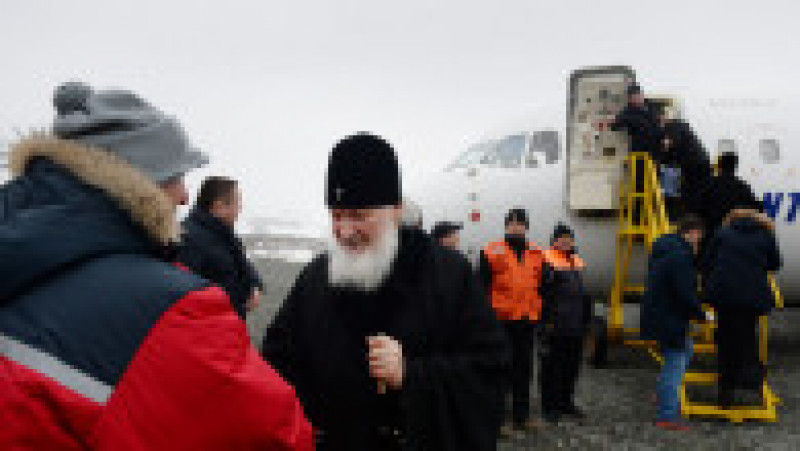 Imagine de la vizita Patriarhului Kiril în Antarctica. Foto: Profimedia Images | Poza 15 din 19