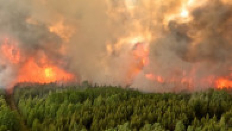 Fulgerele și vremea neobișnuit de caldă sunt de vină pentru incendiile din Canada, potrivit experților. FOTO: Profimedia Images | Poza 2 din 6