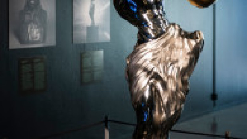Prima sculptură proiectată de un program de inteligenţă artificială a fost expusă într-un muzeu din Suedia. Foto: Profimedia Images | Poza 5 din 6