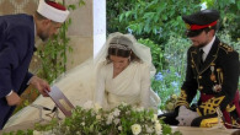 Prinţul moştenitor al Iordaniei Hussein bin Abdullah al II-lea s-a căsătorit cu Rajwa Alseif, o arhitectă saudită. Foto: Profimedia | Poza 3 din 17