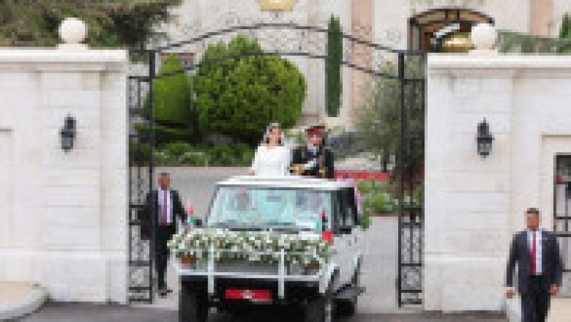 Prinţul moştenitor al Iordaniei Hussein bin Abdullah al II-lea s-a căsătorit cu Rajwa Alseif, o arhitectă saudită. Foto: Profimedia | Poza 4 din 17