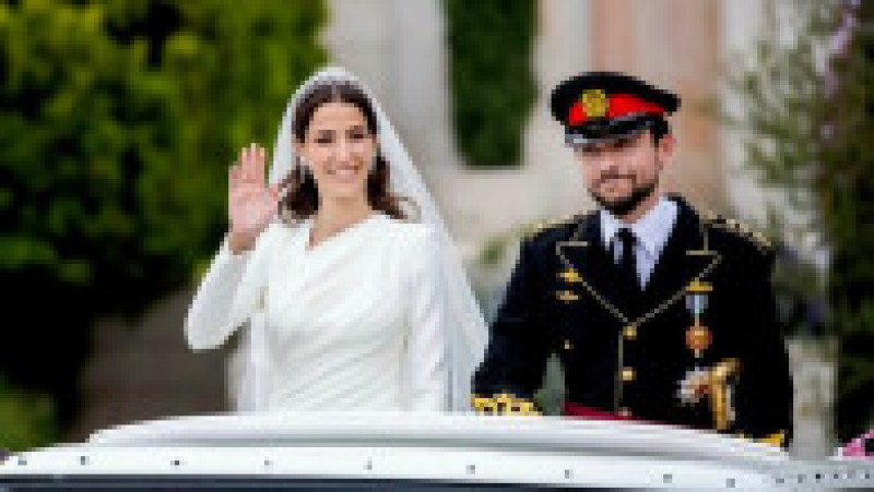 Prinţul moştenitor al Iordaniei Hussein bin Abdullah al II-lea s-a căsătorit cu Rajwa Alseif, o arhitectă saudită. Foto: Profimedia | Poza 11 din 17