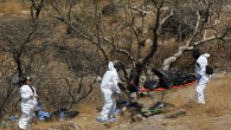 45 de saci cu resturi umane au fost găsiți într-o prăpastie din Mexic. FOTO: Profimedia Images | Poza 4 din 8