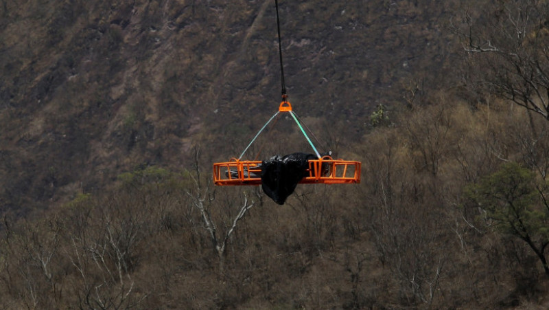 45 de saci cu resturi umane au fost găsiți într-o prăpastie din Mexic. FOTO: Profimedia Images