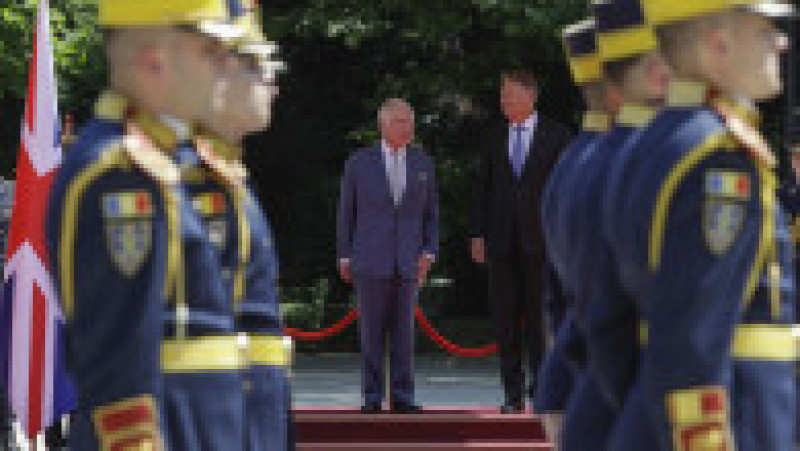 Regele Charles al III-lea al Regatului Unit a fost întâmpinat de Klaus Iohannis la Palatul Cotroceni. Foto: Inquam Photos/ Octav Ganea | Poza 5 din 8