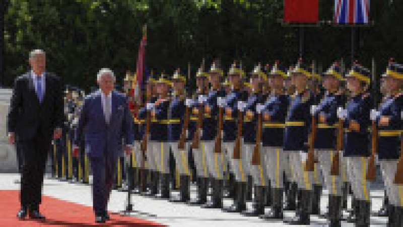 Regele Charles al III-lea al Regatului Unit a fost întâmpinat de Klaus Iohannis la Palatul Cotroceni. Foto: Inquam Photos/ Octav Ganea | Poza 7 din 8