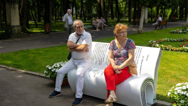 Mihai Eminescu, comemorat şi omagiat în Parcul Copou din Iași. Foto: Facebook / Mihai Chirica