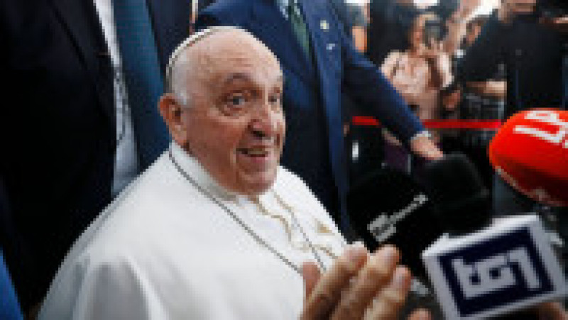 Papa Francisc a fost externat din spital. FOTO: Profimedia Images | Poza 7 din 7
