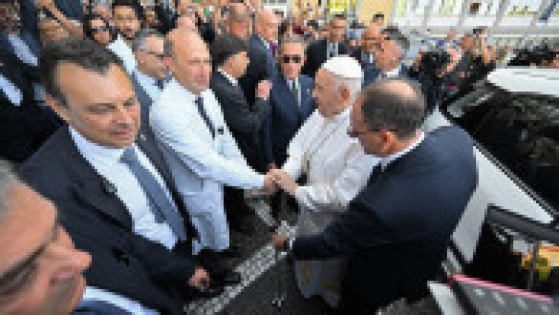 Papa Francisc a fost externat din spital. FOTO: Profimedia Images | Poza 4 din 7