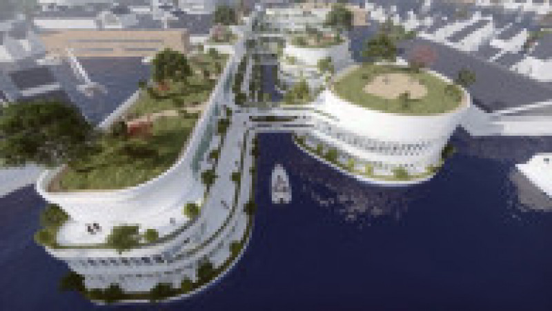 Designerii japonezi au dezvăluit primele planuri pentru un oraș plutitor imens FOTo: Profimedia Images | Poza 10 din 19