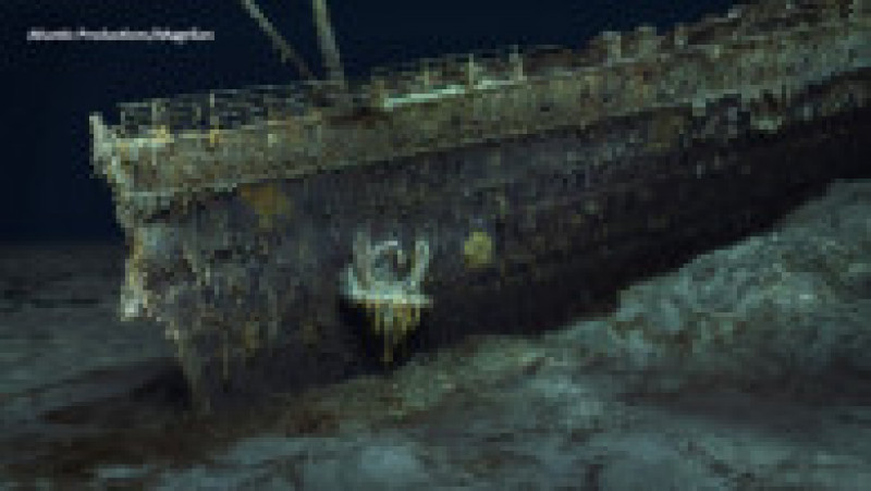 Fotografie a epavei Titanicului, pe fundul Oceanului Atlantic. Foto: Profimedia Images. | Poza 12 din 13