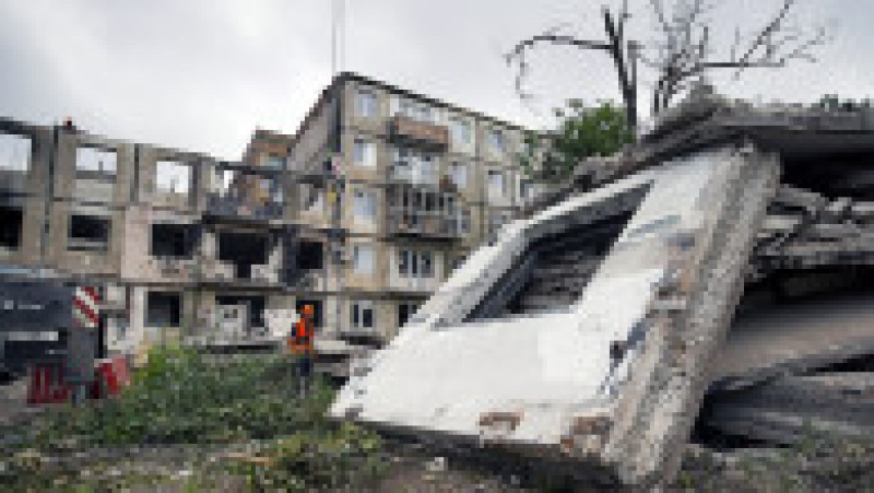 Rușii se laudă cu eforturile de reconstrucție a orașului pe care tot ei l-au distrus. Foto: Profimedia Images | Poza 5 din 12