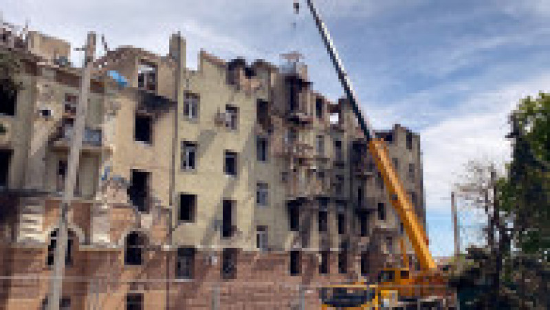 Rușii se laudă cu eforturile de reconstrucție a orașului pe care tot ei l-au distrus. Foto: Profimedia Images | Poza 4 din 17