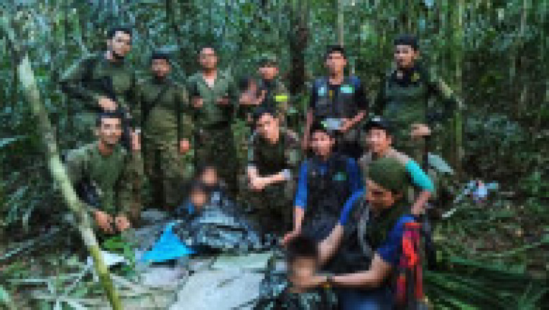 Cei 4 copii dispăruți în jungla amazoniană au fost găsiți după 40 de zile de căutări. Foto: Profimedia | Poza 4 din 7