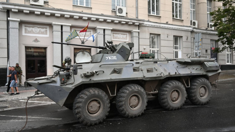 Haos în Rostov. Orașul e blocat de tancuri și soldați. FOTO: Profimedia Images