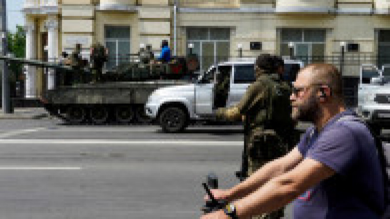 Haos în Rostov. Orașul e blocat de tancuri și soldați. FOTO: Profimedia Images | Poza 9 din 22
