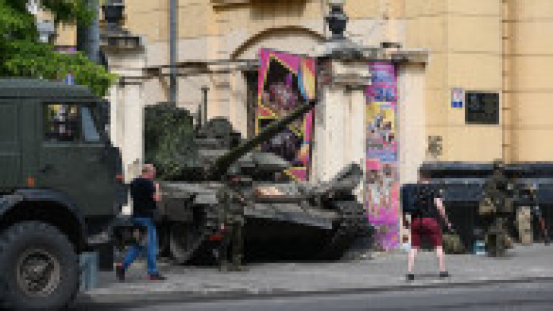Haos în Rostov. Orașul e blocat de tancuri și soldați. FOTO: Profimedia Images | Poza 19 din 22
