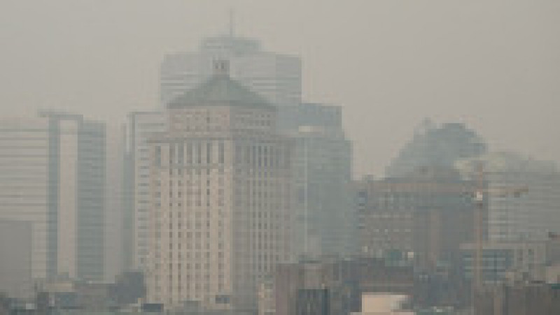 Oraşul Montreal se sufocă sub fum, cu aerul cel mai poluat din lume. Foto: Profimedia | Poza 3 din 10