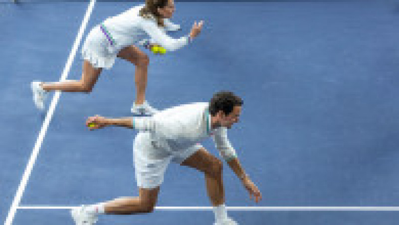 Kate Middleton a jucat tenis cu Roger Federer la Wimbledon. Foto: Profimedia Images | Poza 2 din 4