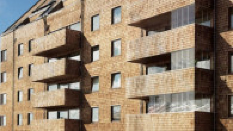 Primele clădiri din Stockholm Wood City, care este proiectat de firmele de arhitectură White Arkitekter și Henning Larsen, vor fi finalizate în 2027. Captură foto: Twitter / @SeeOutThere | Poza 5 din 6